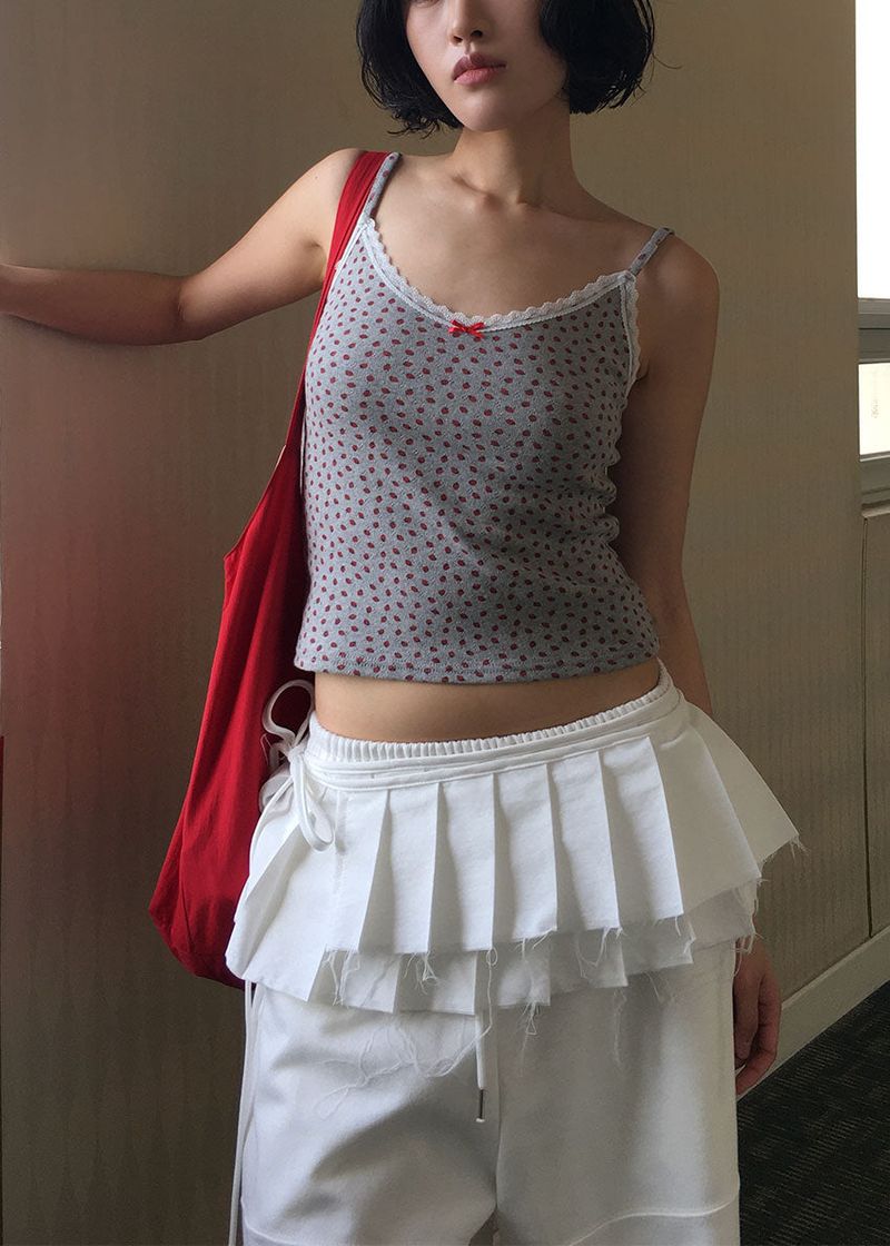 PLEATS SKIRT BELT