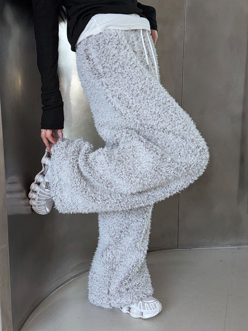 Hairy banding pants(2color)
