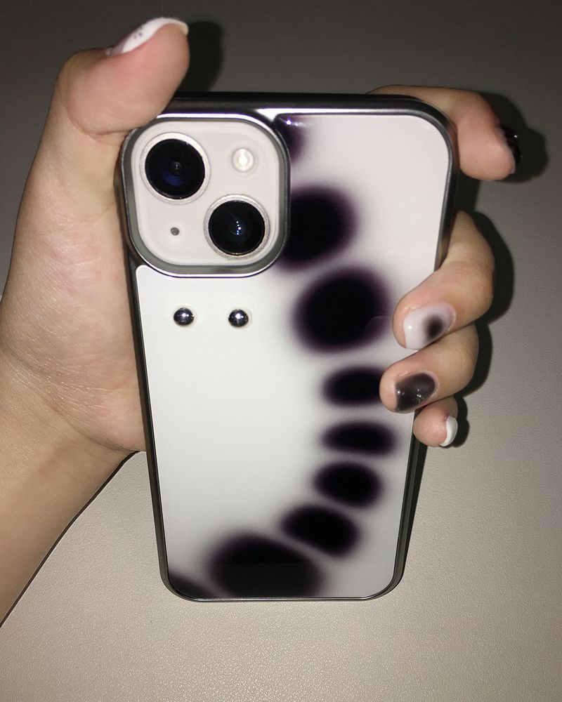 [MADE] Piercing phone case_White