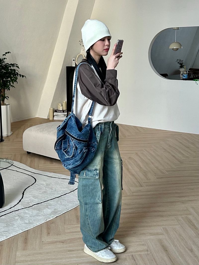Marill denim back pack