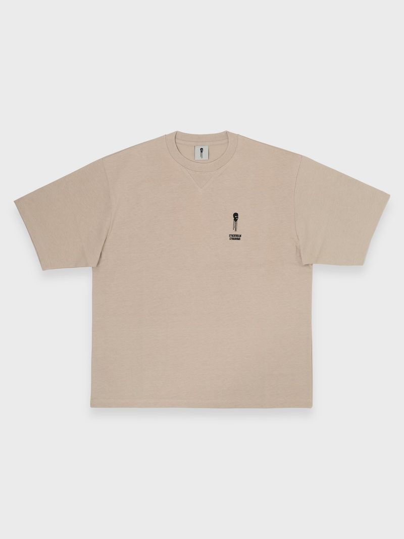 stockholm syndrome（ストックホルムシンドローム）の「ロゴTシャツ - BEIGE（トップス）」