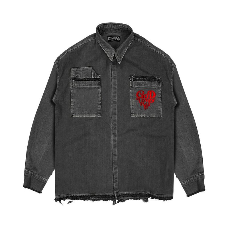 MAISONCASANOVA（メゾンカサノバ）の「God Loves You Damaged Fisherman Jacket（Jackets/Outerwear）」