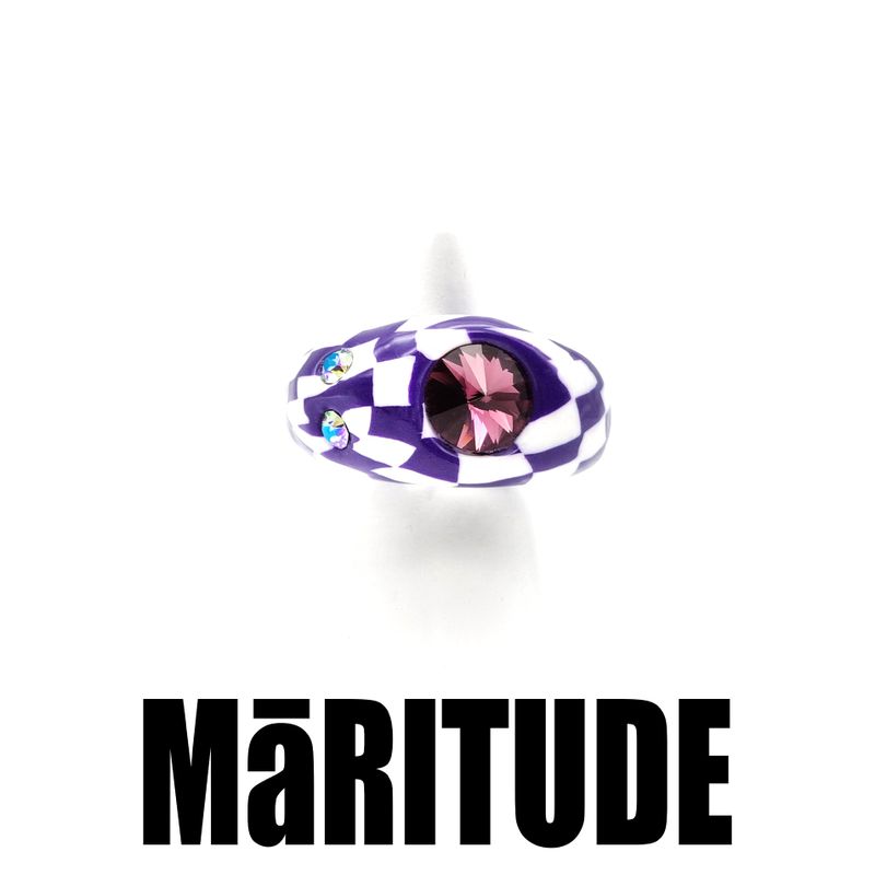 MaRITUDE(マリチュード)の「POP'S RINGS CHECKER (PURPLE)(Accessories)」
