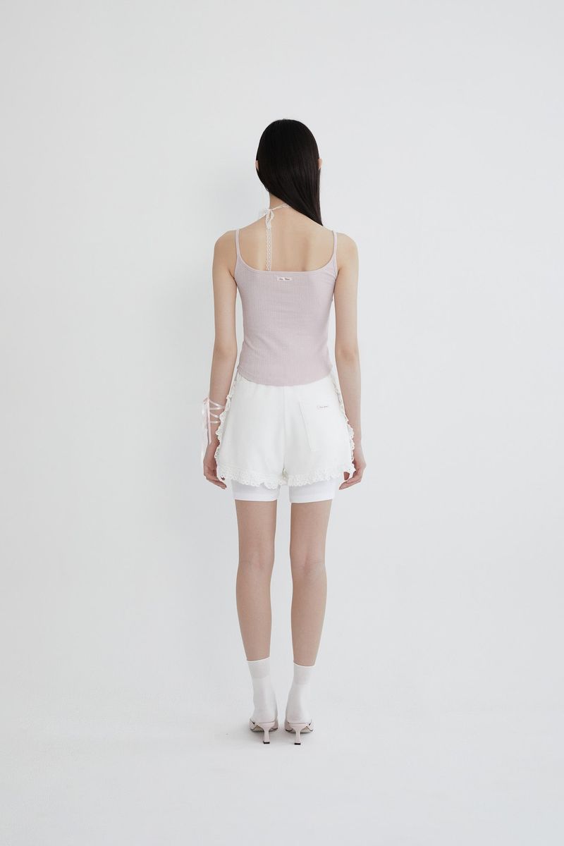 Frill lace Sleeveless (PINK)