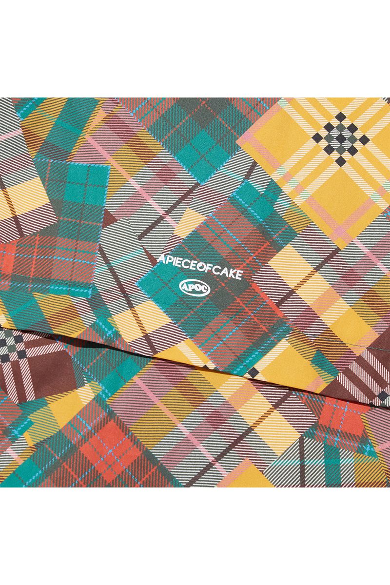 Multi Check Wind Jacket_Green Check
