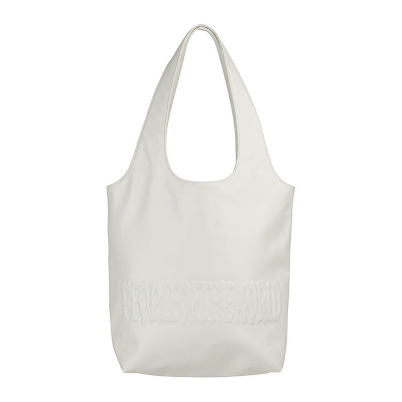 Signature Logo Leather Shoulder Bag