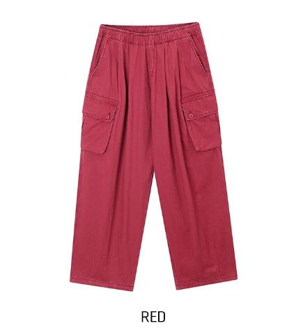[Planned Product] Summer Pigment Strap Cargo Balloon Pants