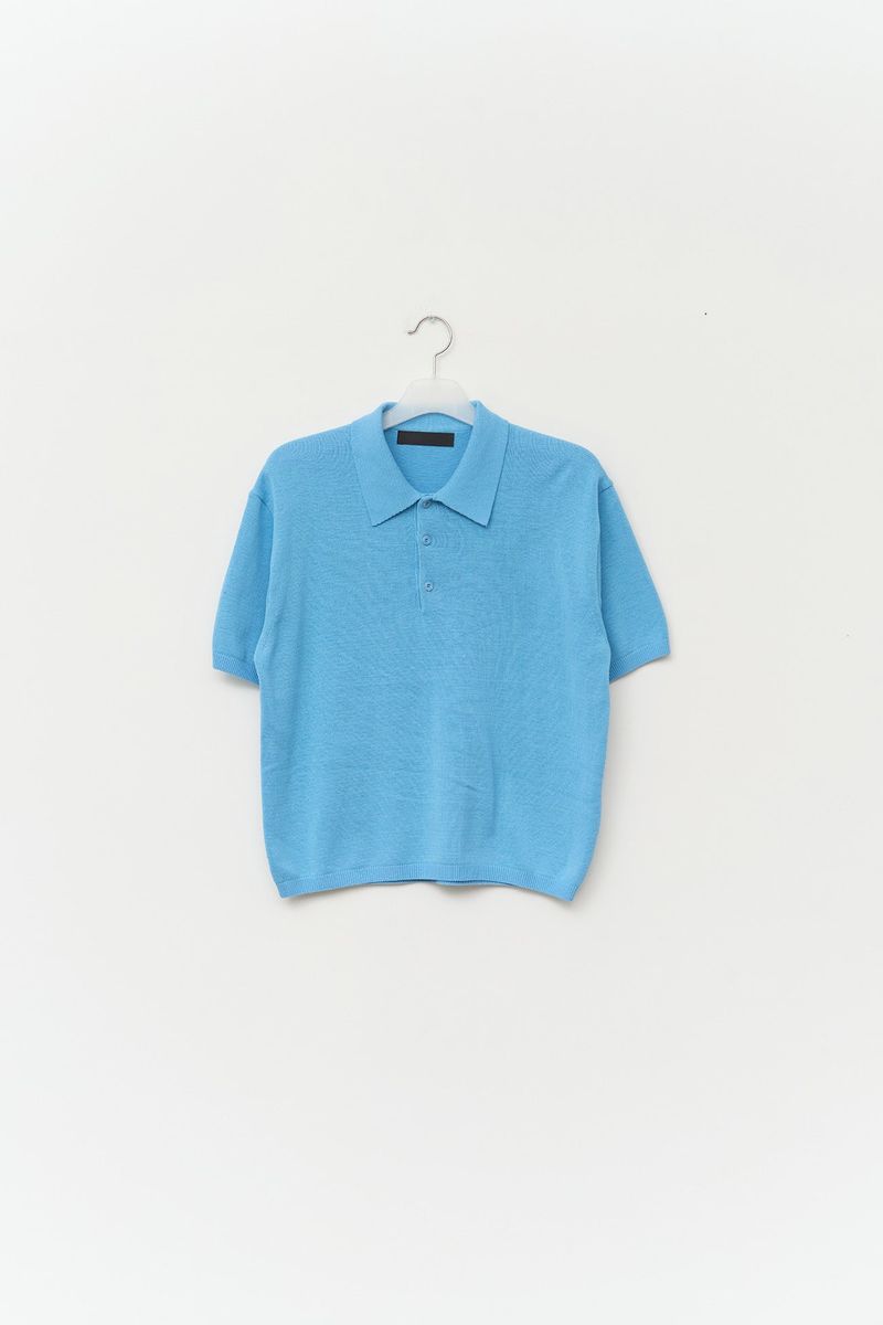 Matthew Button Collar Knit