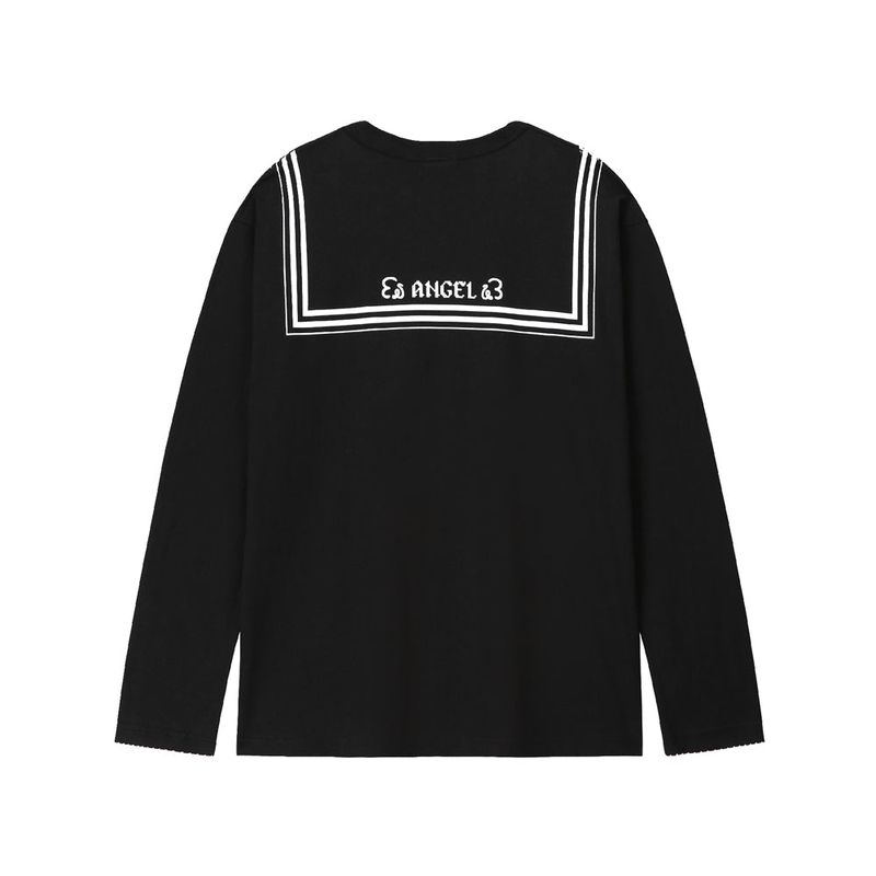 Sailor Printed T-shirt - BLACK