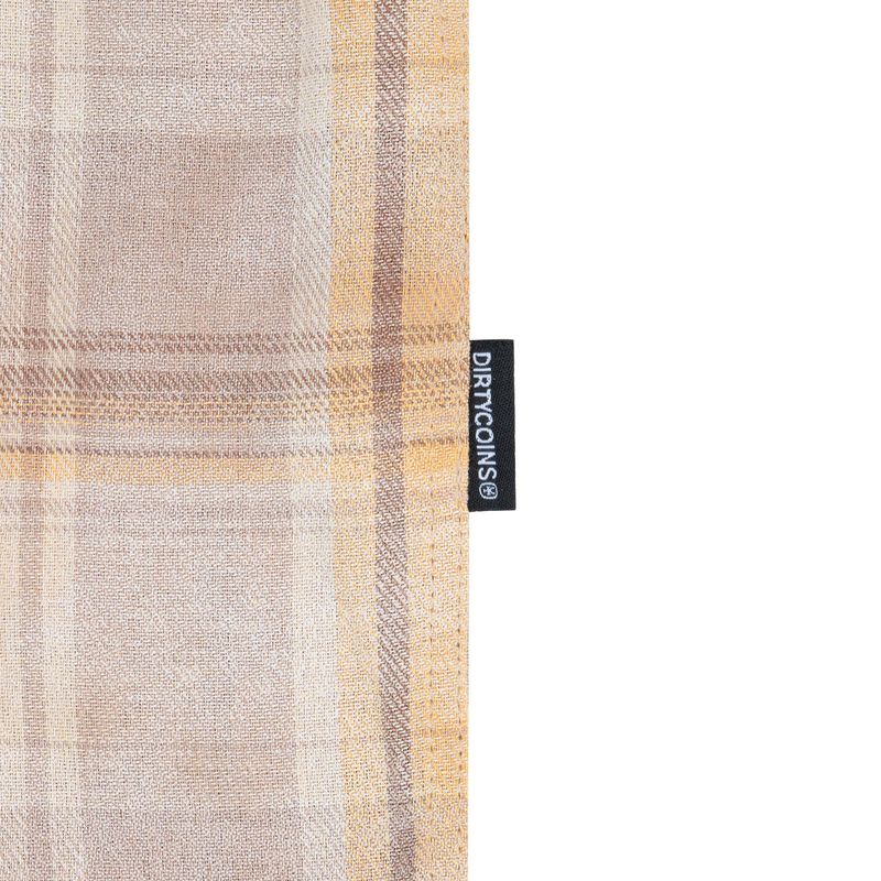 Flannel Rope Script Embroidery Wash Sand