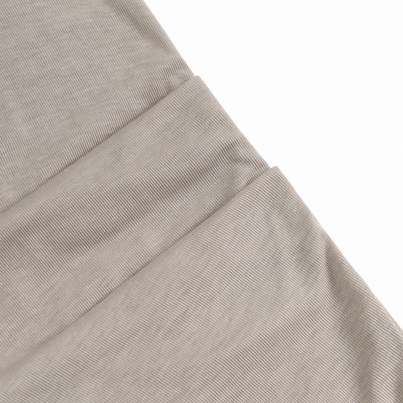 COWL DRAPE TWO-WAY TOP (WARM GRAY)