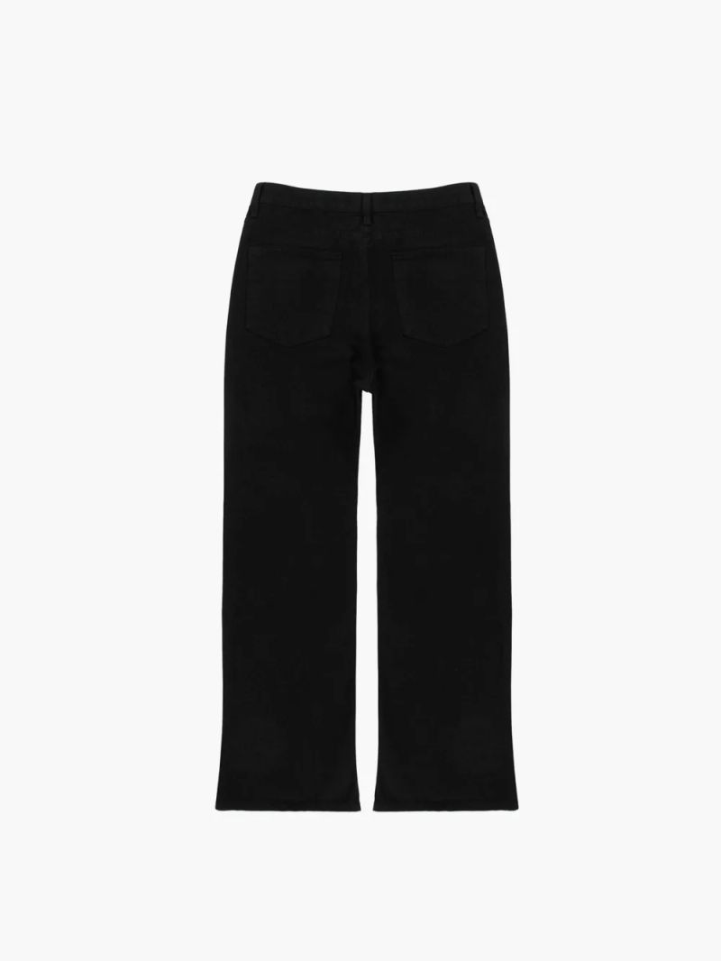 LMN Herit Bootcut Semi-Wide Cotton Pants (2 colors)