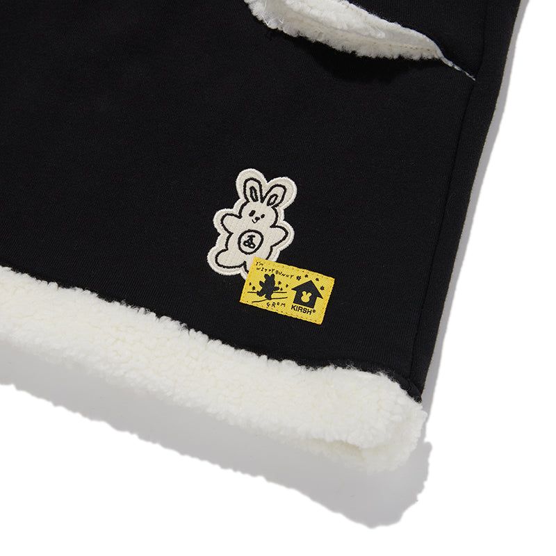 WITTY BUNNY NOMAD FUR MINI SKIRT [BLACK]