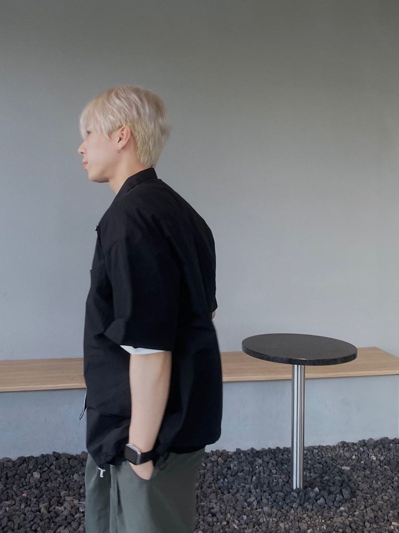 two way Nylon Zipper Shirt 3C