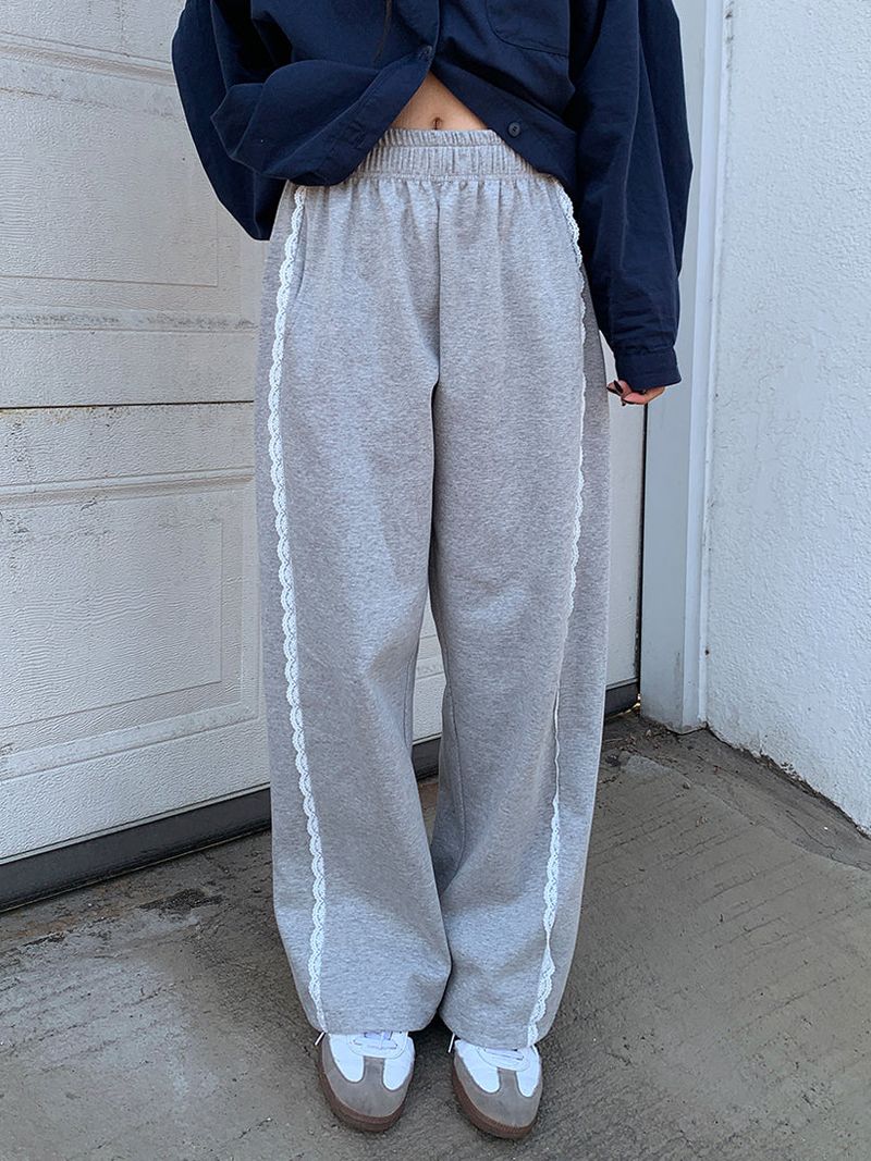 LACE LINE SWEAT PANTS (3C)