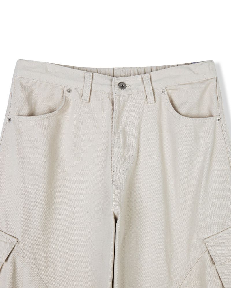 Raun Curved Cargo Wide Pants
