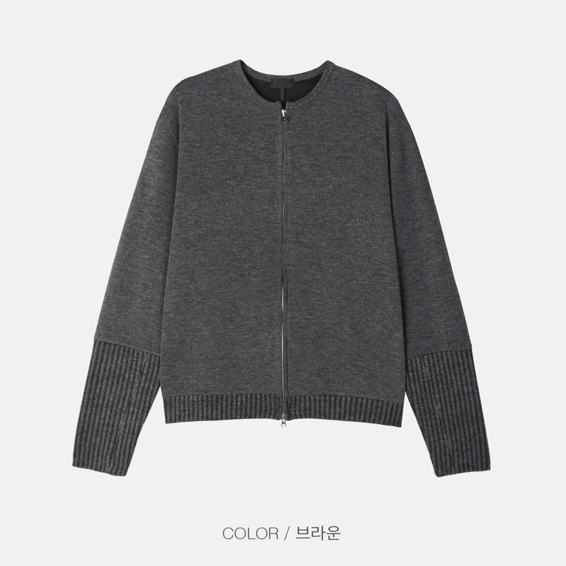 Smith Warmer Zip Cardigan (3color)