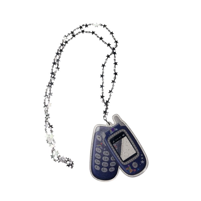 [MADE] Y2K Folder Phone Necklace