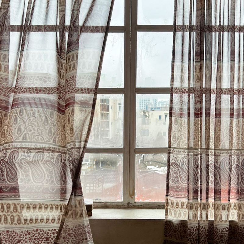 roamer chiffon curtain (148x230cm/stick type)