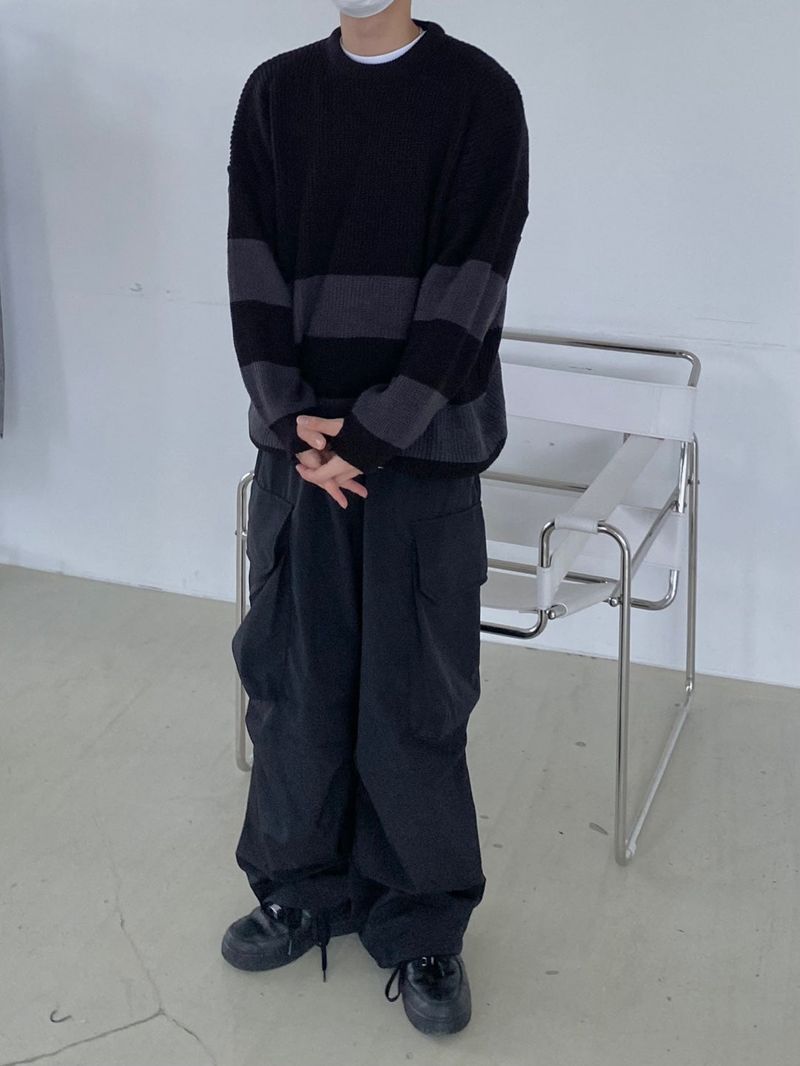 Afterglow Nylon Cargo Balloon Pants 2C