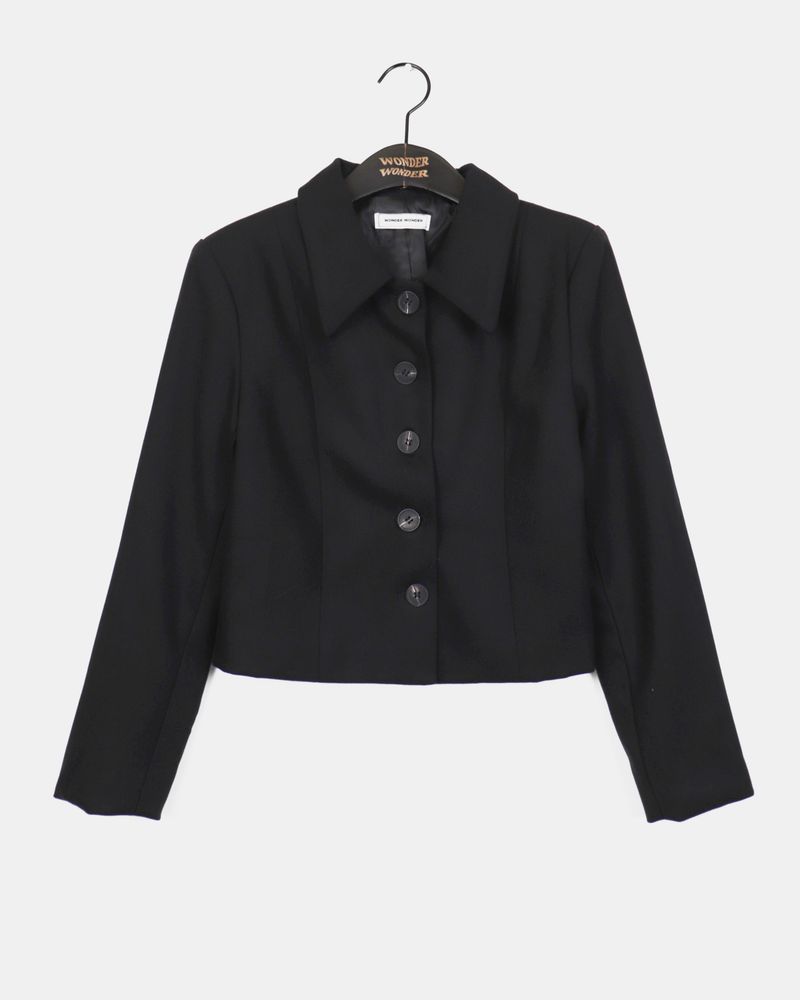 [MADE] Saeh Basic Seamed Collar Short Jacket