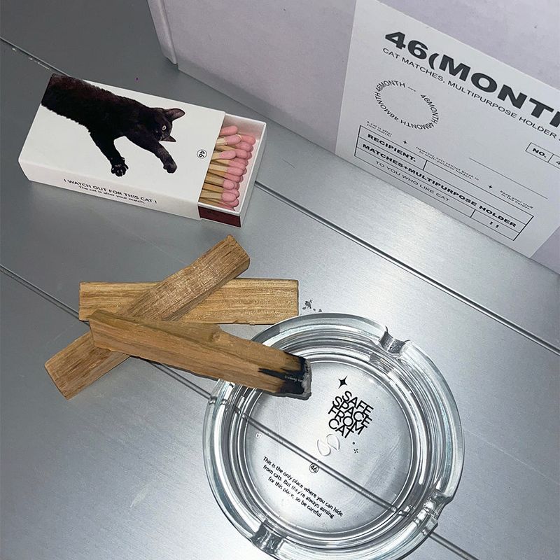 46month（フォーティーシックスマンス）の「SAFE CAT SET (MATCH+TRAY+PALO SANTO)（Miscellaneous Goods/Stationery）」