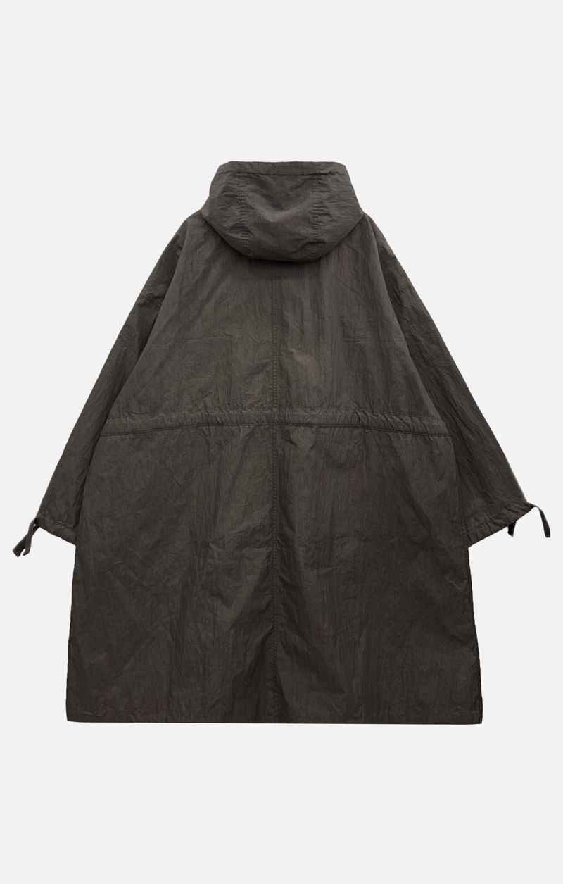 Fine Over Long Hooded Jacket 3C