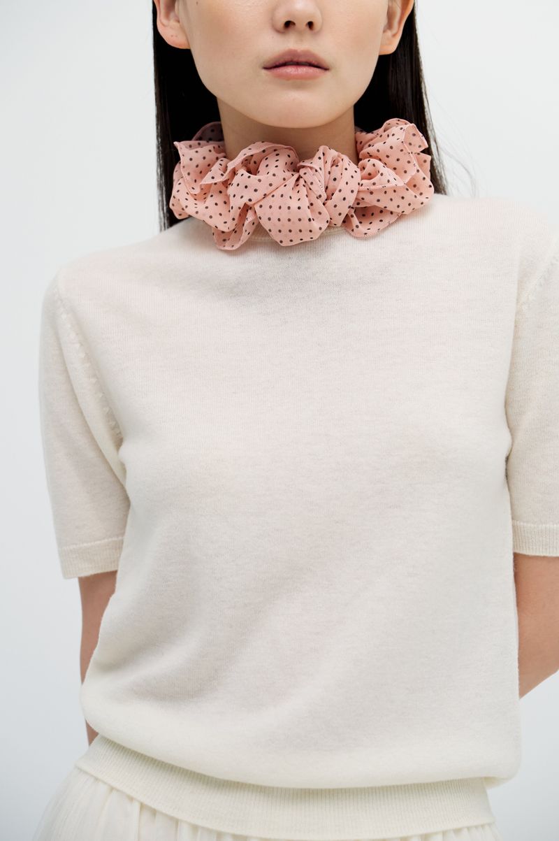 Petit Dot Nut Scarf_5colors