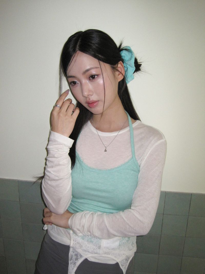 IDMT pop scrunchie (Mint)