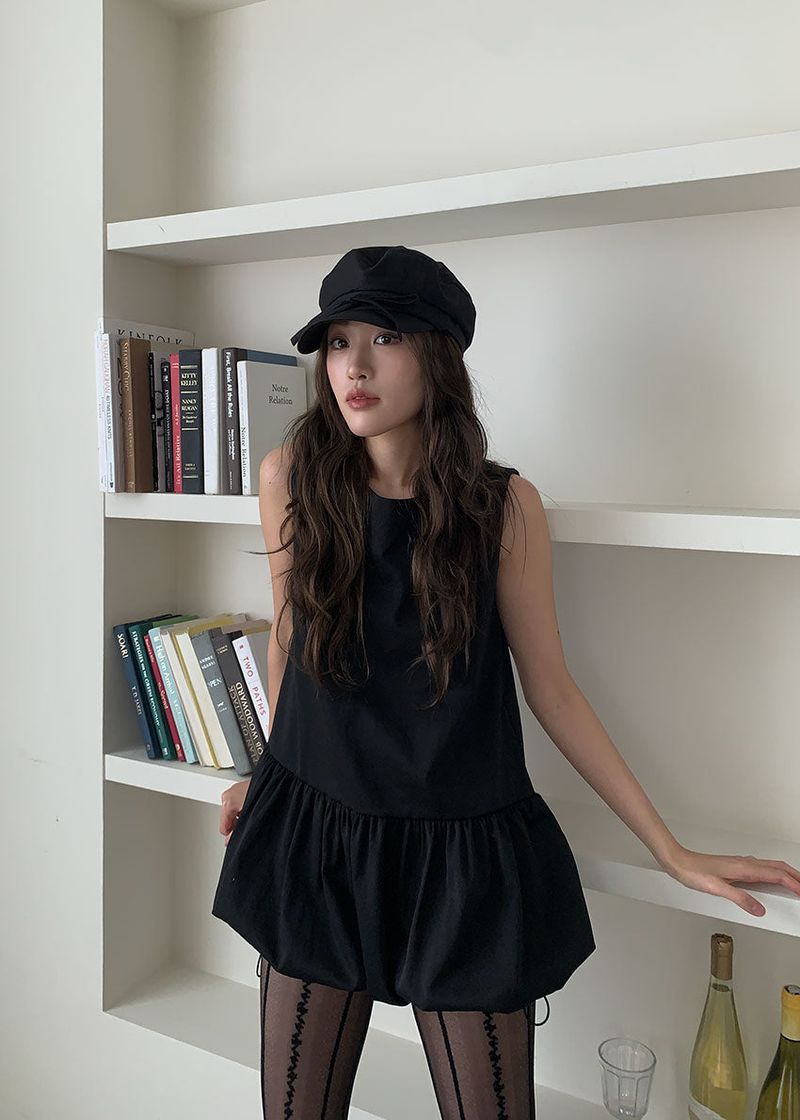 RIBBON BERET CAP
