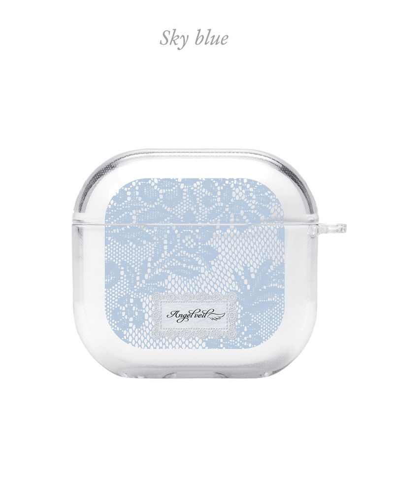 Angel Veil Lace AirPods Case rainbow