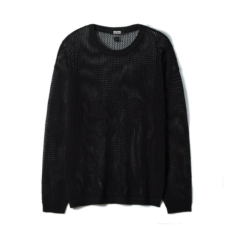 [24SS LSD COLLECTION] MUGUNG Crochet Knit Pullover_Black