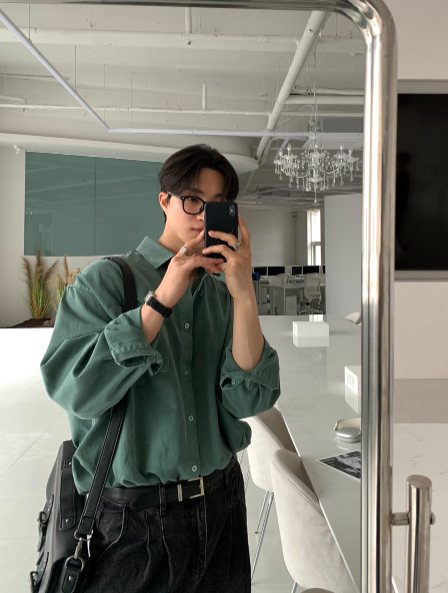 Wonderant Overfit Maximum One Pocket Pigment Shirt
