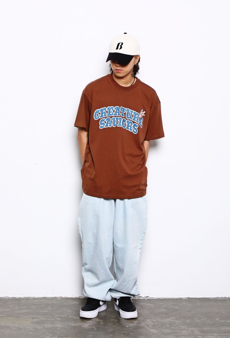 MBSRCOPT103 MID90 BAGGY DENIM PANTS ICEBLUE