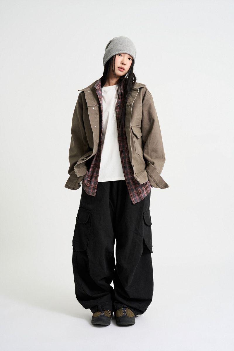 Lowell cotton trucker jacket