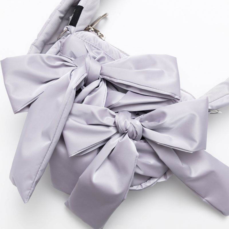 Knotted Micro Padding Bag (Light Purple)