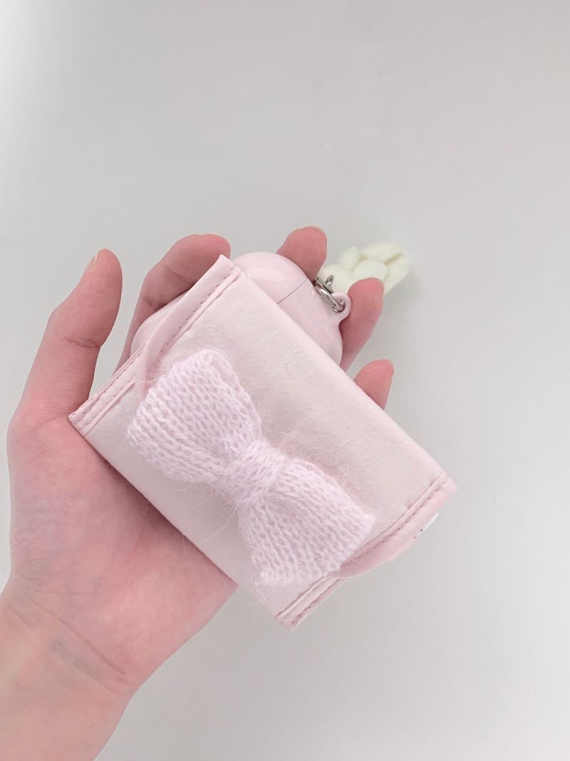 coquette ribbon card wallet