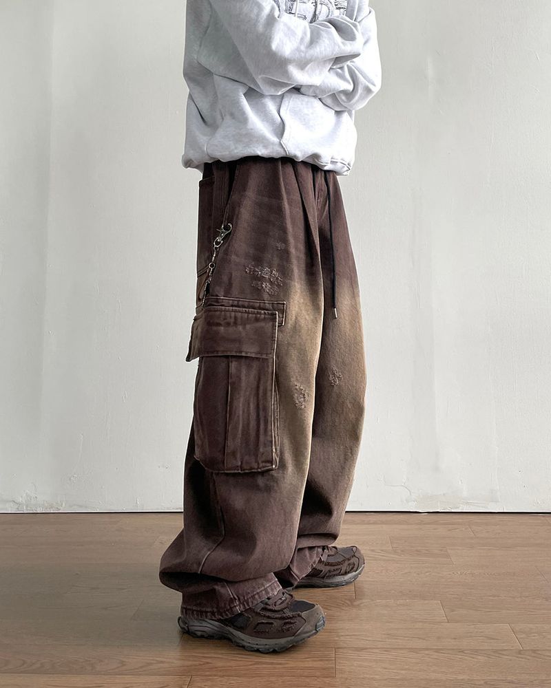 IDF（アイディーエフ）の「Boot Cargo Denim Pants（Pants）」