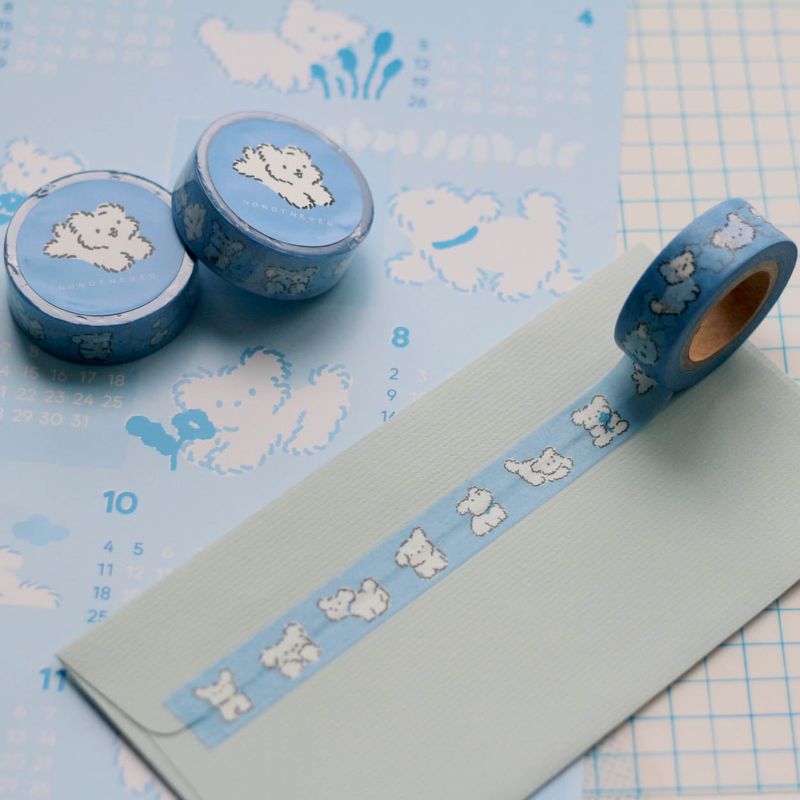 masking tape Fur puppy