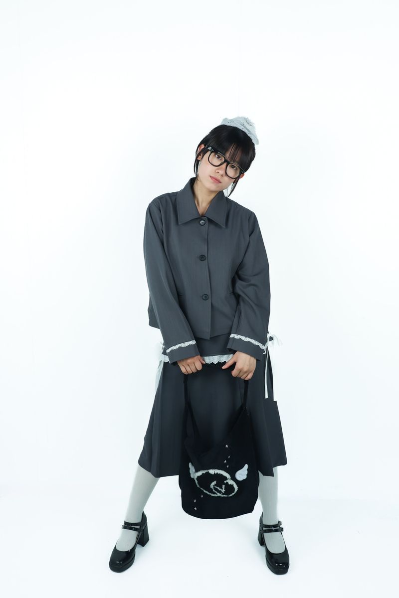 bigribbon jacket(gray)