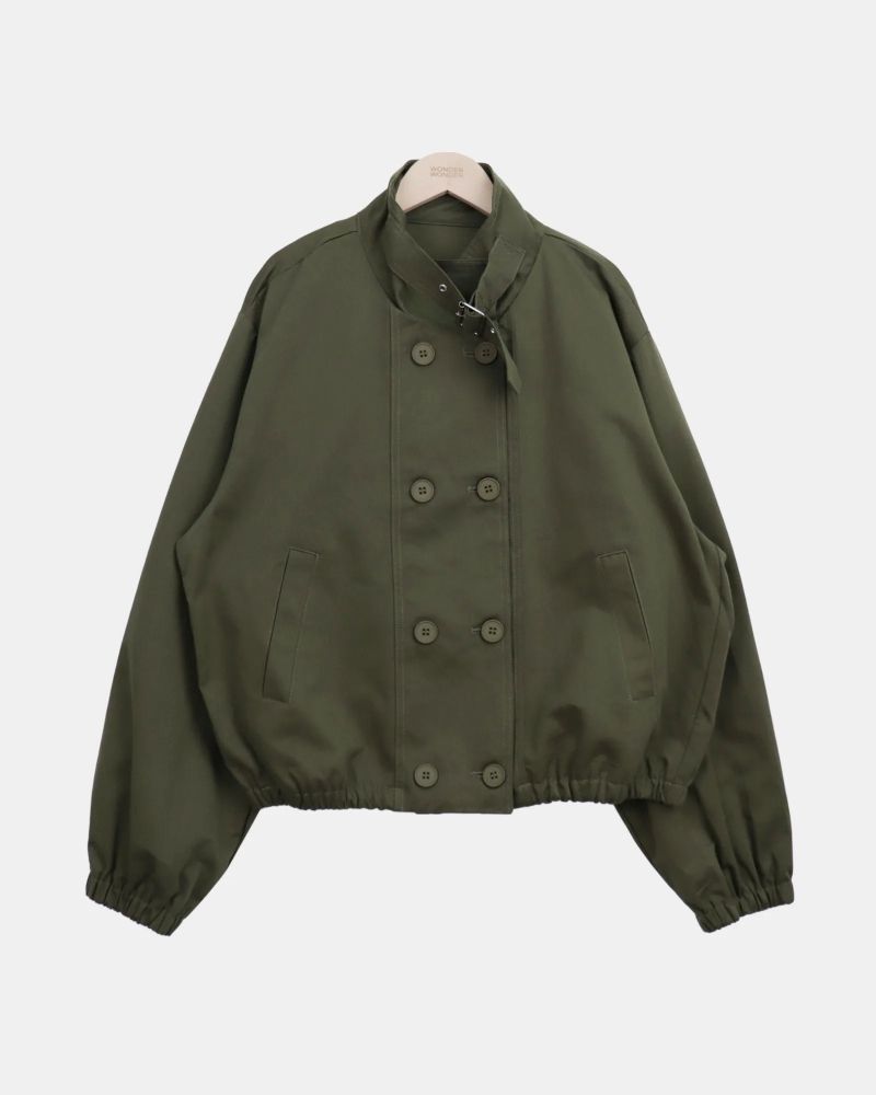 Kubin Buckle Short Trench Jacket
