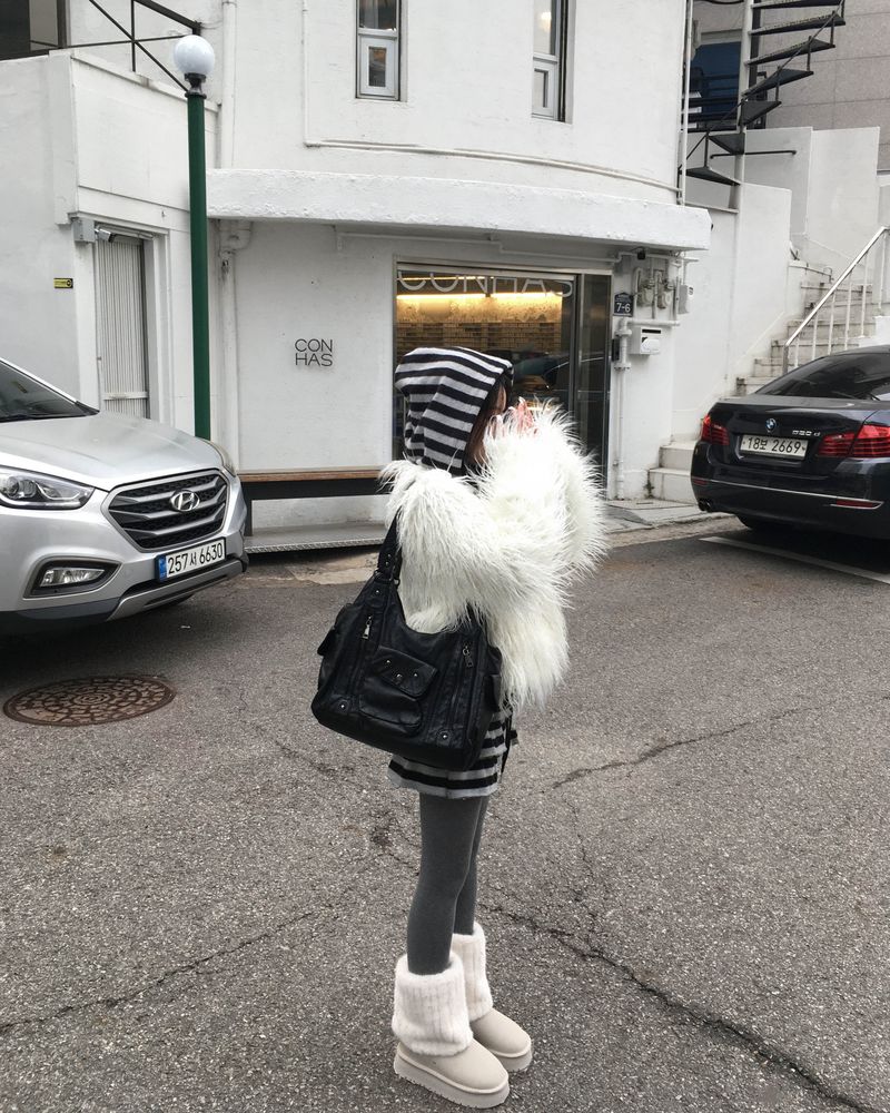 ストライプスカートパンツ