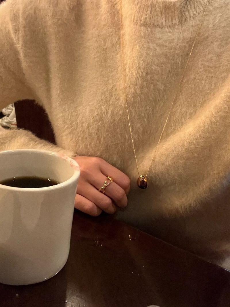 (silver925/18kgold) Cos open ring