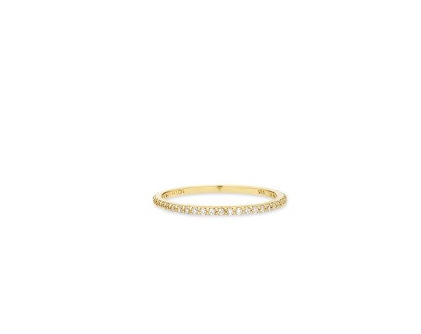 26SS★ Truly Essence 14K Full Pave Ring