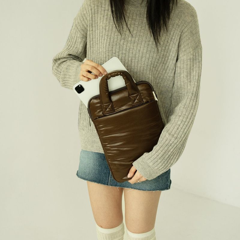Glazed padding IPAD pouch