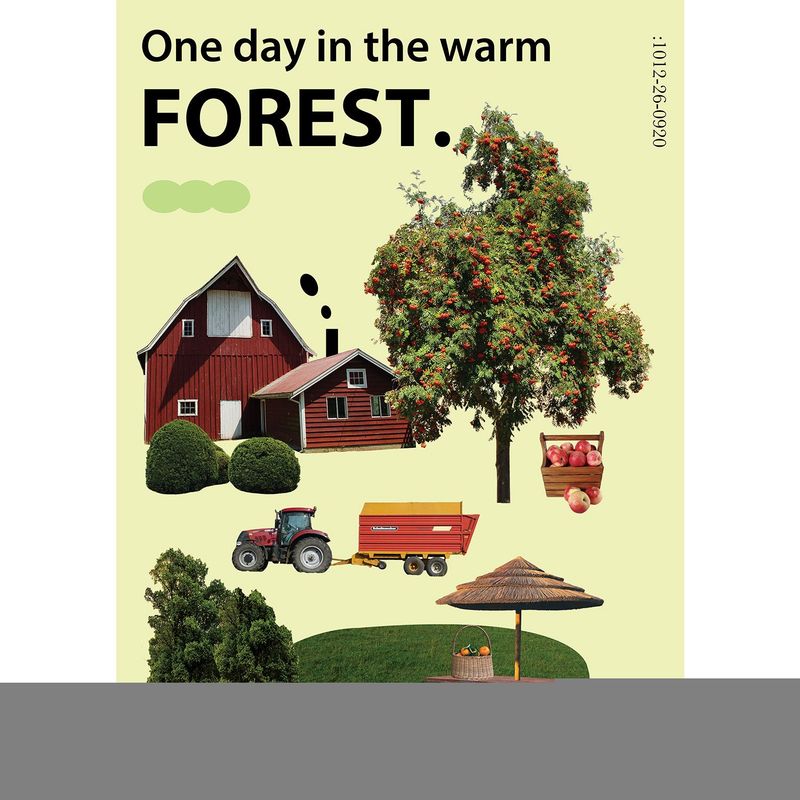 warm forest poster