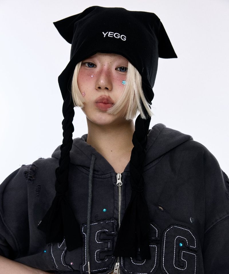 YEGG（イエグ）の「Ear Beanie Black（Hats）」