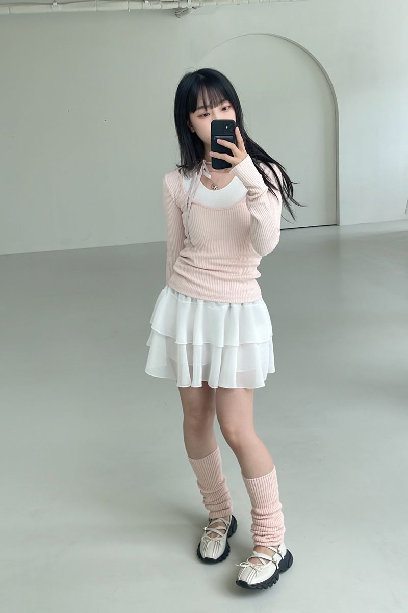 ballerina cancan chiffon skirt