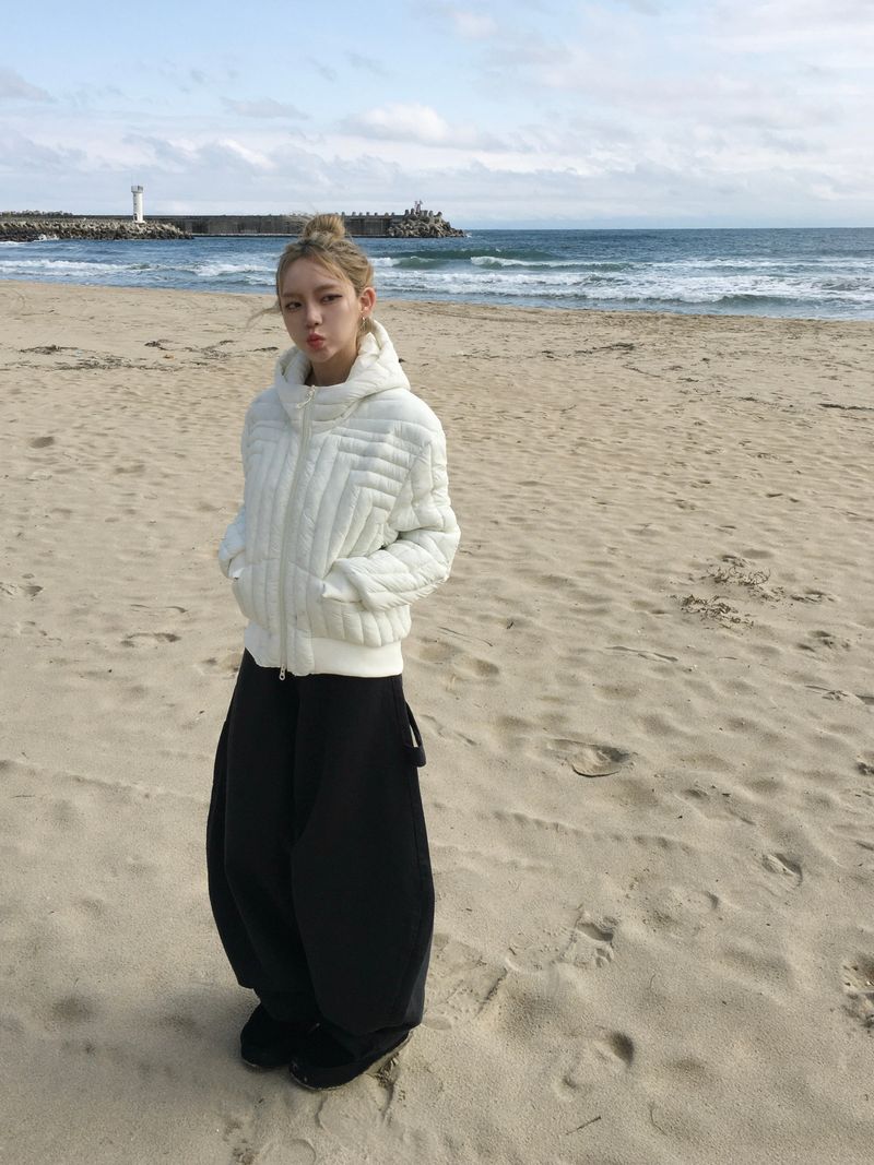 Lovey Heart Cargo Wide Pants (3c)