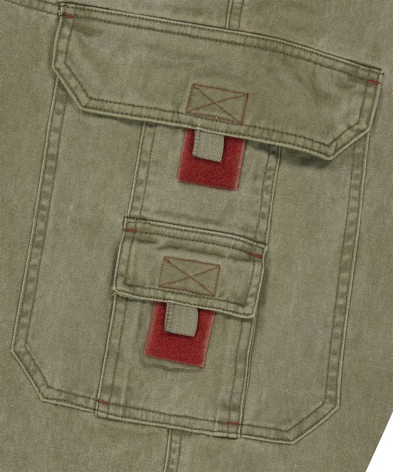 BERMUDA UTILITY CARGO SHORTS_KHAKI